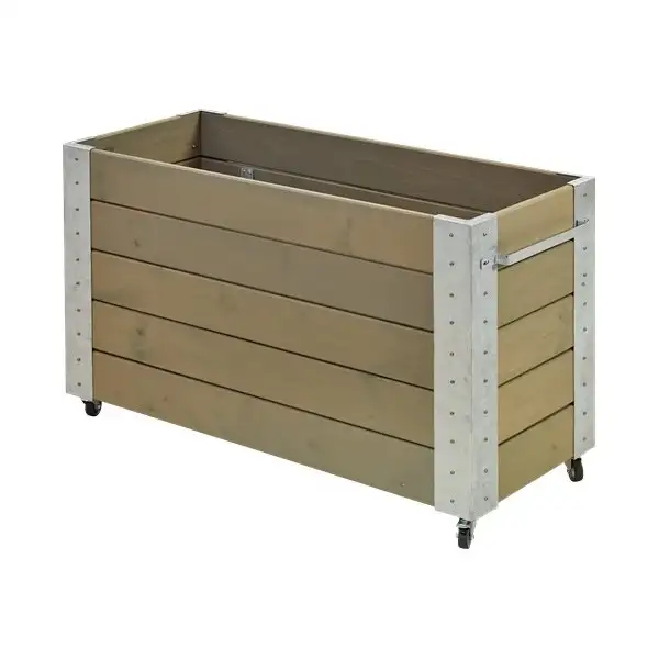 Plus Cubic Blomlåda 120x50x70 cm, Gråbrun