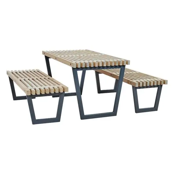 Plus Siesta möbelset, L. 138 cm, Drivved