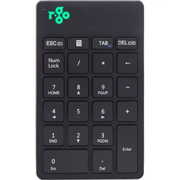 R-Go Break trådlöst numeriskt tangentbord | Svart