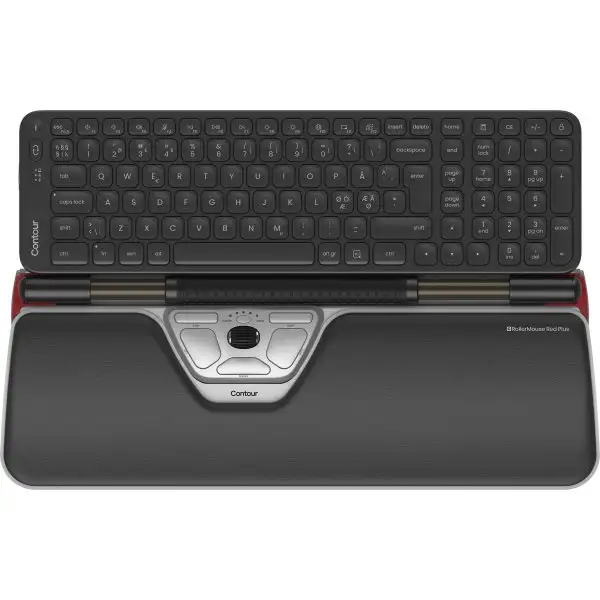 RollerMouse Red Plus +Balance Mid Keyboard trådlös