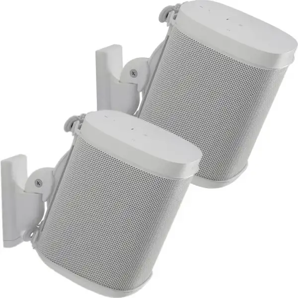 Sanus Sonos One SL/Play: 1/3 väggfästen | Vit