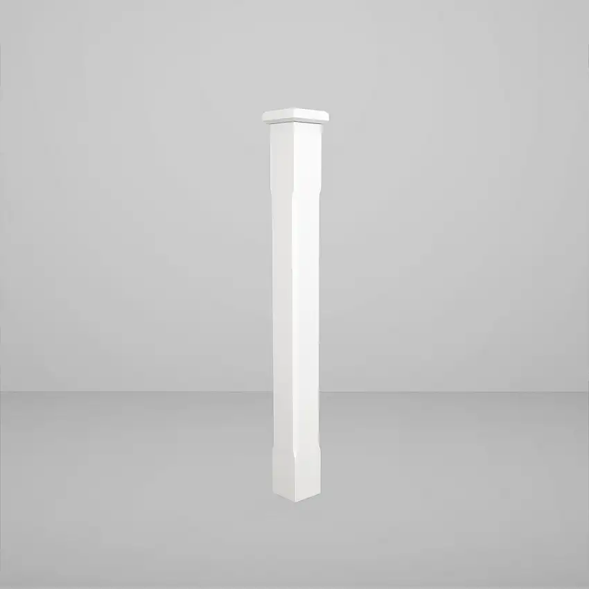 Räckesstolpe Herrljunga LedstångsfabrikBjörklundenBruten vit S0502-Y, Glans 35, H: 1130 mm