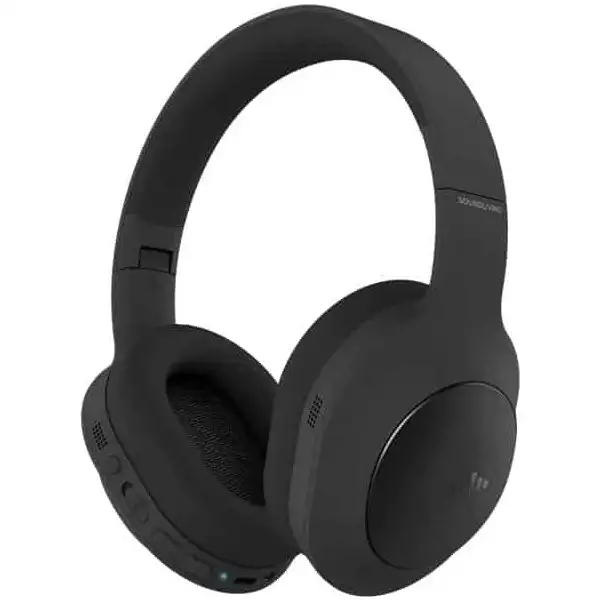 SoundLiving Wave headset, svart