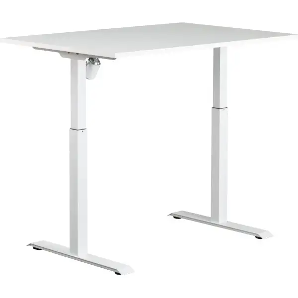 Sun-Flex II höj-/sänkbart bord, 120x80, Vit/vit