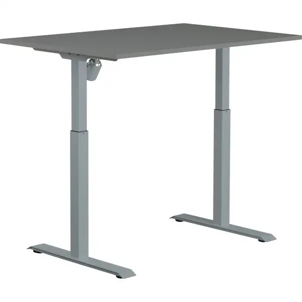 Sun-Flex II höj-/sänkbart bord/120x80/Antracit/grå