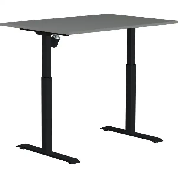 Sun-Flex II höj/sänkbart bord/120x80/Antracit/svar
