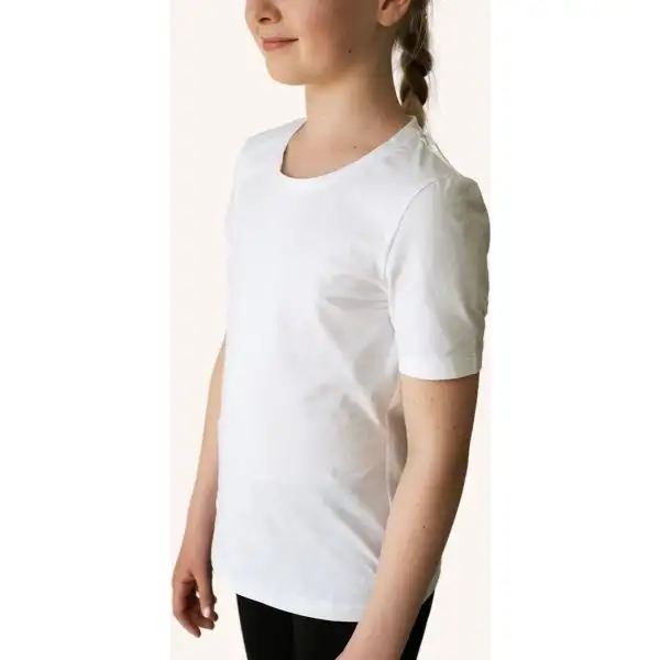 Swedish Posture T-shirt Alignment Barn, vit, XS