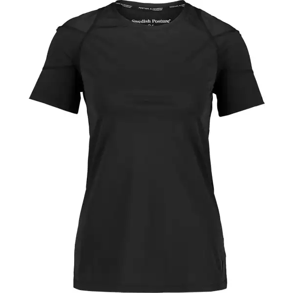 Swedish Posture T-shirt Dam Posture, svart, L