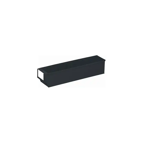 Systembox 3, (DxBxH) 400x91x81, mörkgrå