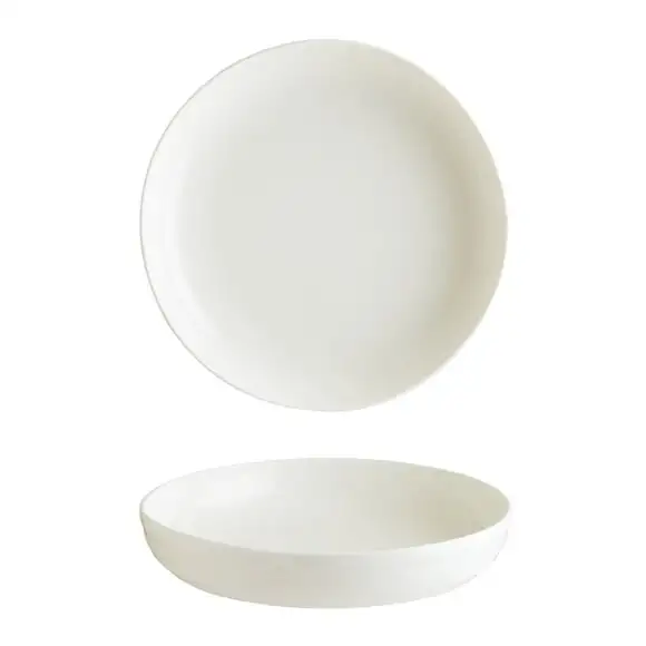 Tallrik Pott 22cm 4,5cm vit Bonna