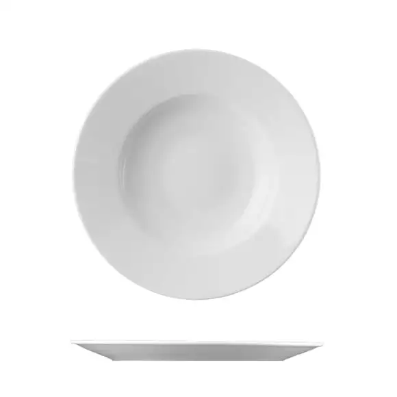 Tallrik vit Aqua djup 24cm