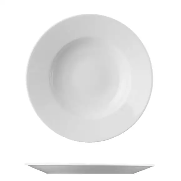 Tallrik vit Aqua djup 27cm