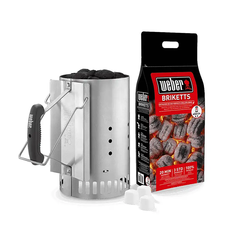 Tändpaket WeberTändkuber, Briketter & Skorstenständare