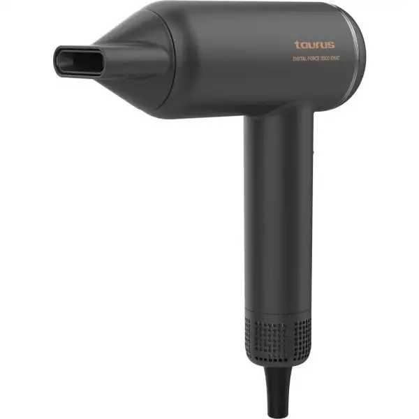 Taurus Digital Force 2000 Ionic hårfön, svart