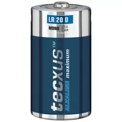 Tecxus LR20/D (Mono) batteri, 2 st. i blister