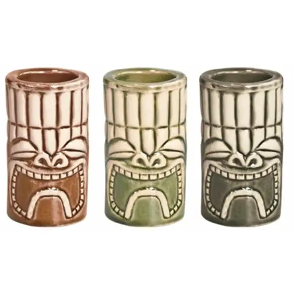 Mugg Tiki set 3st shot muggar 4cl