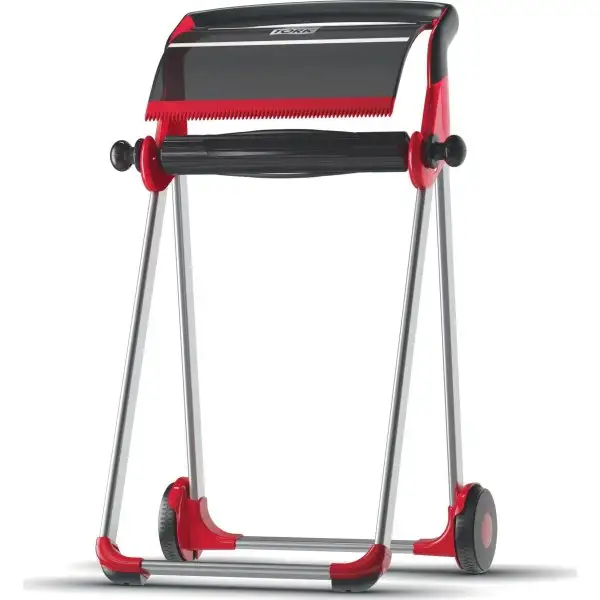 Tork W1 golvstativ, svart/röd