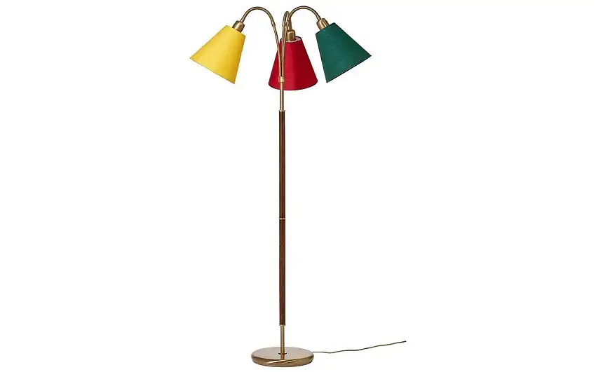 Tullgarn Golvfot 148cm 3L Oxid/Valnöt