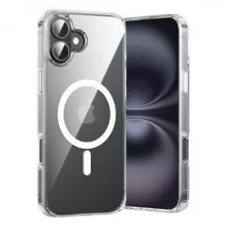 Vention KUGT0-20 Fodral för iPhone 16 Plus MagSafe (Transparent)