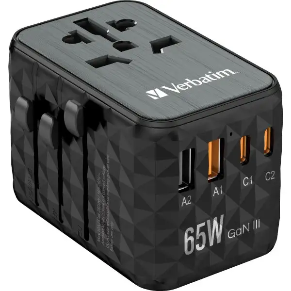 Verbatim UTA-05 Universal reseadapter, 65 W