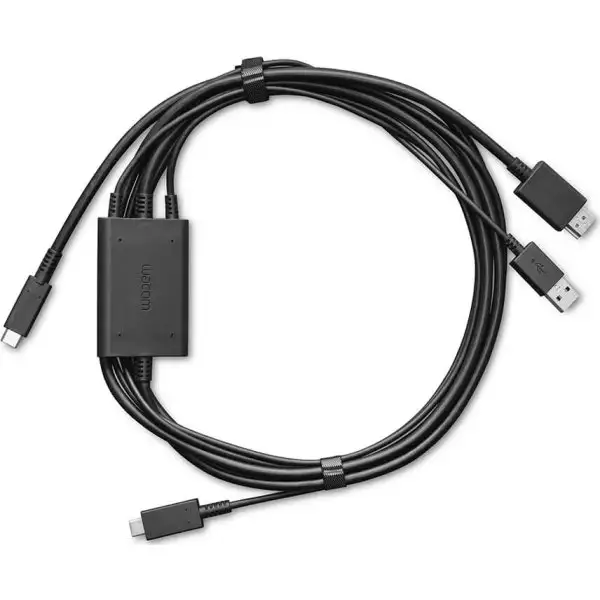 Wacom 3-i-1-kabel för Wacom One 12/13 Touch