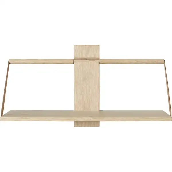 Vägghylla Wood Wall Stor Ek